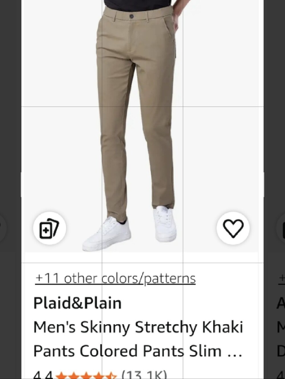 Men's Slim Stretch Chino Pants - Khaki